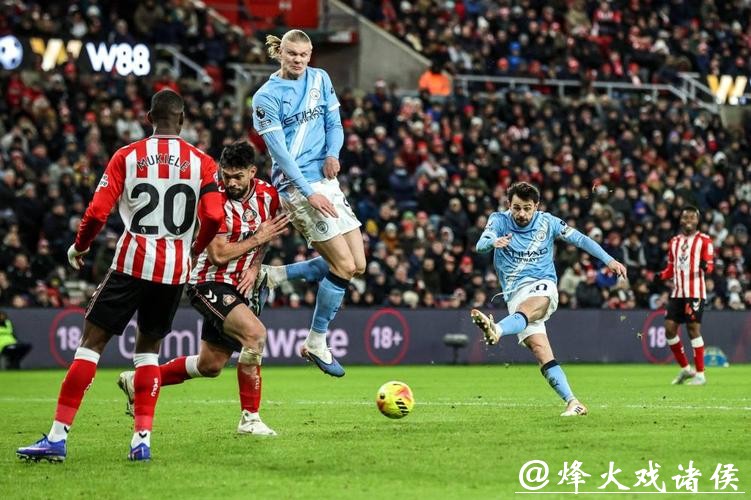 英超-桑德兰0-0战平曼城 B席进球无效格瓦中柱